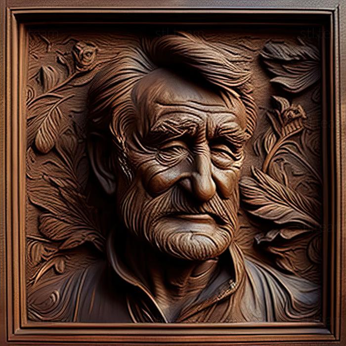 3D модель Робин Ф. Уильямс, американский художник (STL)